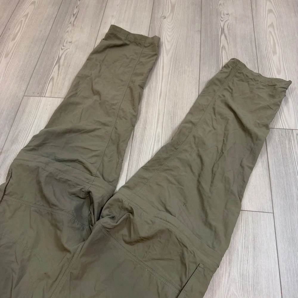 Columbia GRT Mens Convertible Cargo Pants Green Large 32 Inseam EM8166